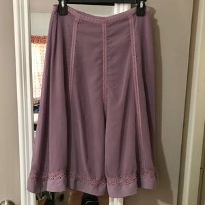 Apostrophé Lavendar Skirt Size 6